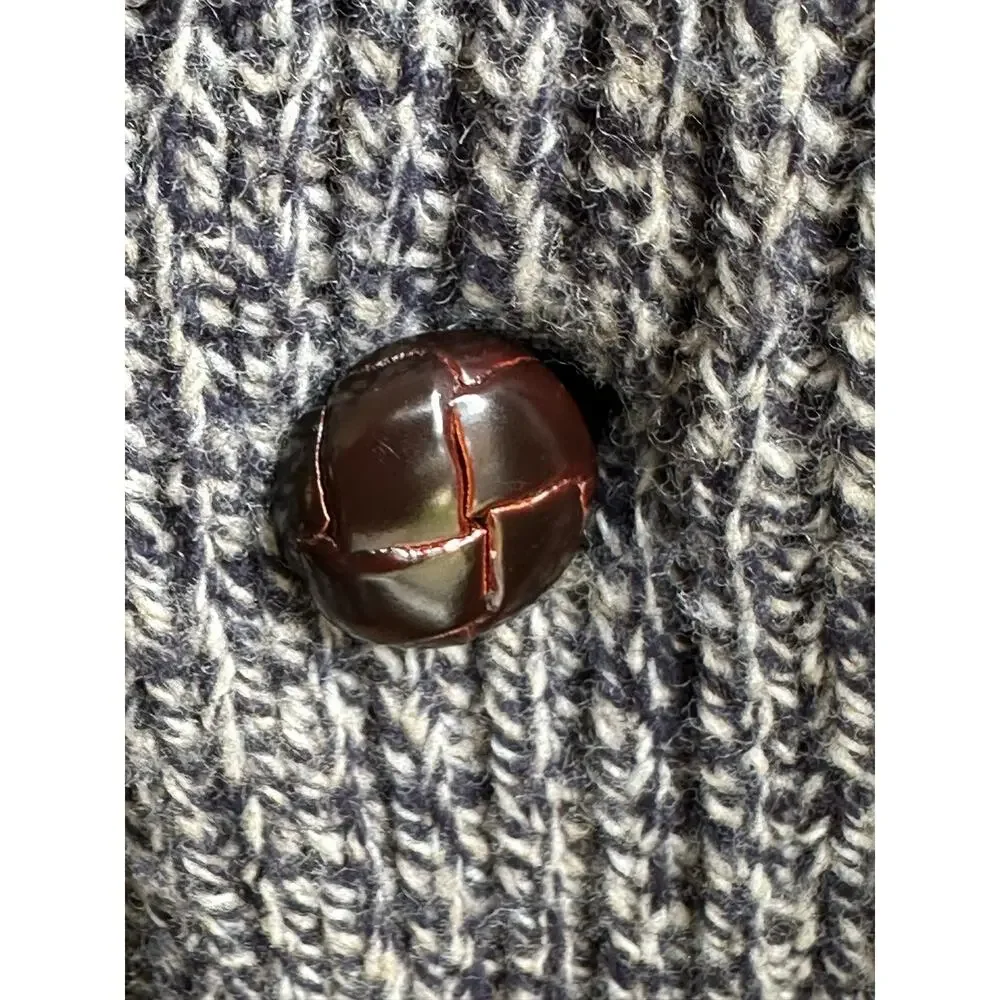 J.Crew Rugged Merino Wool Blend Shawl Collar Cardigan Sweater